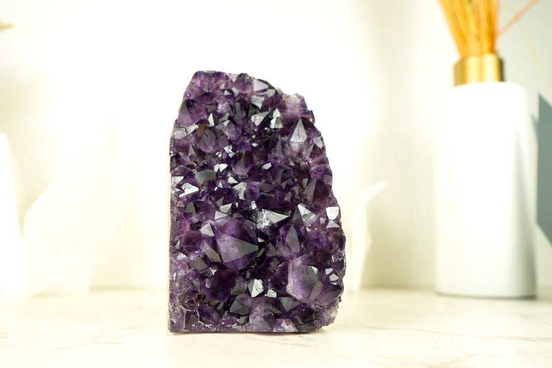Natural AAA Amethyst Cluster, with Sparkly Grape Jelly Amethyst Points