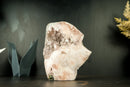 Small Pink Amethyst Geode with Natural Sparkly Pink Amethyst Druzy, Self Standing - 2.5 Kg - 5.4 lb