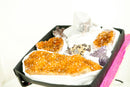 Wholesale Mixed Rare Amethyst and Citrine Crystal Clusters, High-Grade Only