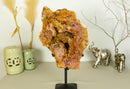 Pink Amethyst Geode with Dove of Peace Natural Drawing collective