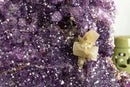 Tall Amethyst with Calcite Slab on Stand collective