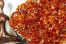 Deep Orange Citrine Cluster with X Large Citrine Points, Aaa Collection Grade collective