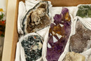 Amethyst Flat Box of Rare and Collectible Amethysts collective