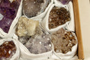 Amethyst Flat Box of Rare and Collectible Amethysts collective