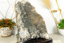 Sugar Druzy Amethyst Cluster with Amethyst Flowers (Stalactite) i_did