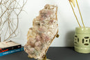Lavender Amethyst Flower Rosette Plate Cluster with Calcite Inclusions, collective