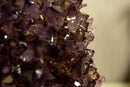 Amethyst Flower Rosette Cluster with Calcite Inclusions, Collector Grade collective