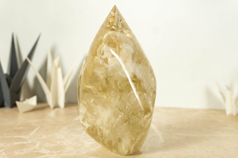 Natural Genuine Golden Honey Citrine Flame Aa Grade collective