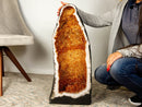 Tall Orange Citrine Cathedral Geode, X Large collective