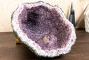 Amethyst Geode Cave with Galaxy Druzy
