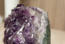 Amethyst-Blütenhaufen mit violetter Amethyst-Rosette