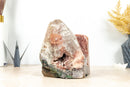 Pink Amethyst Geode with Natural Raw Red and Pink Amethyst Cluster - E2D Crystals & Minerals
