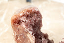 Pink Amethyst Geode with Natural Raw Red and Pink Amethyst Cluster - E2D Crystals & Minerals