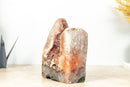 Pink Amethyst Geode with Natural Raw Red and Pink Amethyst Cluster - E2D Crystals & Minerals