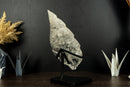 Genuine Diamantina Quartz Leaf, Hand Carved Crystal Art