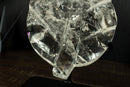 Genuine Diamantina Quartz Leaf, Hand Carved Crystal Art