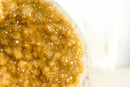 Small Yellow Citrine Geode Cathedral, Orange Crystal Citrine