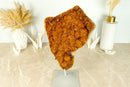 Deep Orange Citrine with Stalactite Flower and Cognac Orange Citrine Druzy