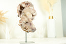 Small Natural Pink Amethyst Geode with Pink Amethyst Druzy, Ethically Sourced
