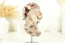 Small Natural Pink Amethyst Geode with Pink Amethyst Druzy, Ethically Sourced
