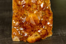 Citrine Crystal Cluster with Display Points of Rich Orange Citrine Druzy