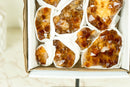 Wholesale Super Extra Quality Madeira Citrine Clusters Flat Box - Mineral Flat, Wholesale Bulk