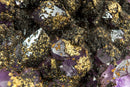 Rare Amethyst Cluster with Black Sugar Coated Druzy and Deep Purple Amethyst, Natural & Ethical 3.1 Kg - 6.8 lb - E2D Crystals & Minerals