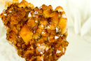 Natural Rich Orange Citrine Cluster with AAA Madeira Orange Citrine Druzy on Stand - 4.1 Kg - 9.0 lb - E2D Crystals & Minerals