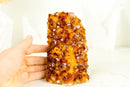 Small AAA Citrine Crystal Cluster deep Orange Galaxy Citrine Druzy, Self Standing - 1.7 Kg - 3.6 lb - E2D Crystals & Minerals