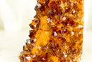 Small AAA Citrine Crystal Cluster deep Orange Galaxy Citrine Druzy, Self Standing - 1.7 Kg - 3.6 lb - E2D Crystals & Minerals