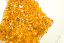 Citrine Crystal with Shiny Golden Yellow Citrine Druzy on Display