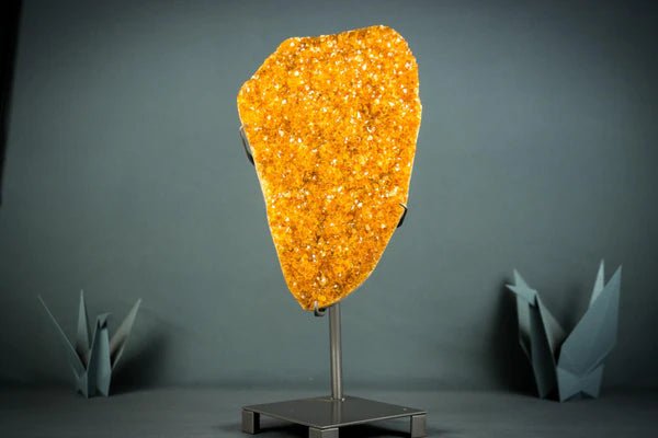 Natural Crystal Rough Crystals And Healing Stones, Natural Gemstones, Citrine, Yellow Quartz Crystal, Cluster Specimen, Irregular, Craft, Home