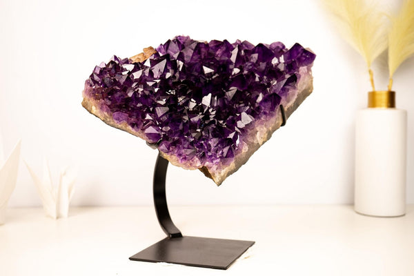 Get Natural Amethyst Clusters for Interior Design, Retail, and Collection - E2D Crystals & Minerals