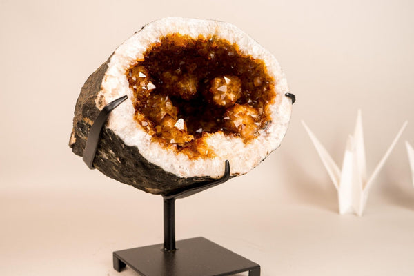 Buy Stunning Large Citrine Geode Cathedrals – Ethically Sourced & Powerful - E2D Crystals & Minerals