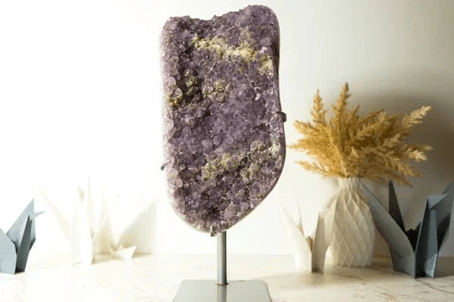 Sugar Amethyst Geode Crystal Natural Amethyst by E2D Crystals - E2D Crystals & Minerals