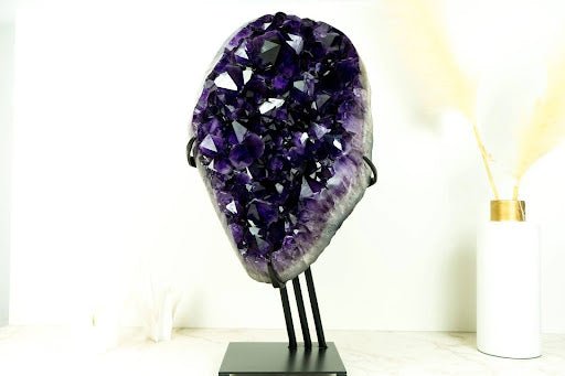 Amethyst Cathedral Geode: Meaning, Uses, and Home Decor Ideas - E2D Crystals & Minerals
