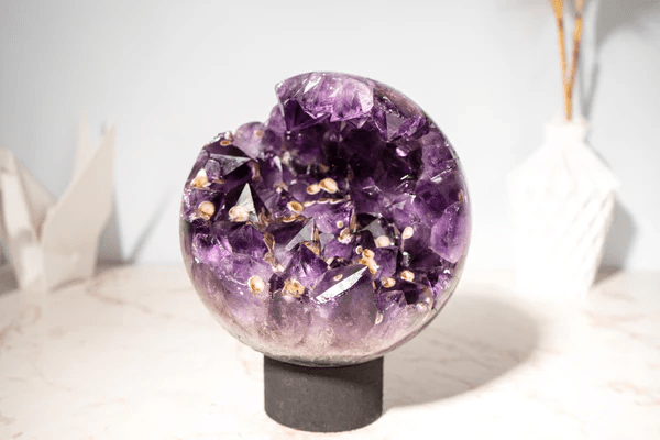 Buy Beautiful Amethyst Spheres for Home and Collection - E2D Crystals & Minerals