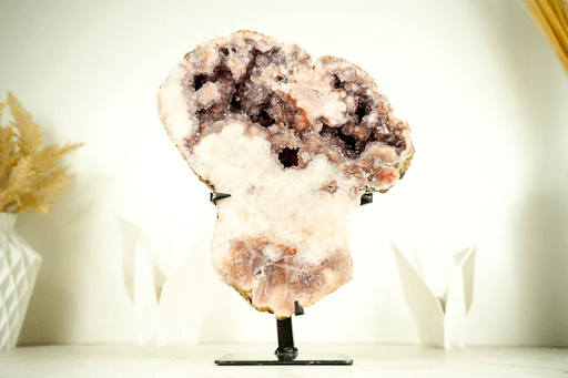 Buy Pink Amethyst Geode: Unique Crystal for Energy and Style - E2D Crystals & Minerals