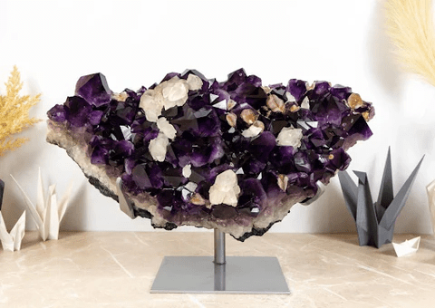 Buy Amethyst Geode Lamp and Large Citrine Geode at E2D Crystals - E2D Crystals & Minerals