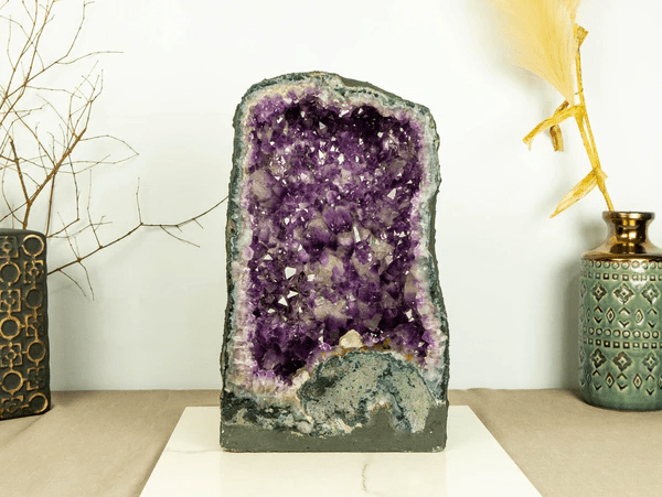 Shop Amethyst Cathedral Geodes Online - Natural and Handpicked - E2D Crystals & Minerals