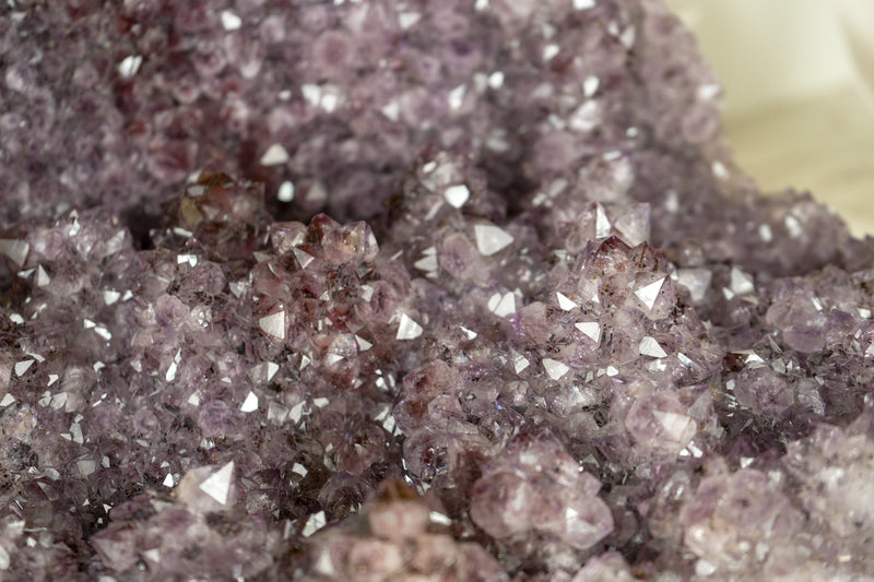 Amethyst Stalactite Cluster Specimen Included with Cacoxenite Goethite