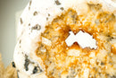 Rare Citrine Geode Portal with AAA-Grade Vibrant Golden Orange Citrine Crown - E2D Crystals & Minerals