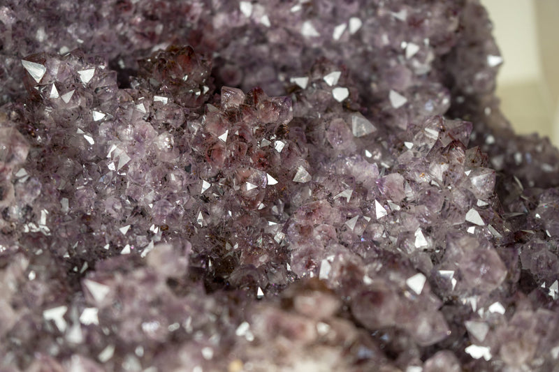 Amethyst Stalactite Cluster Specimen Included with Cacoxenite Goethite