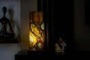 Natural Agate Floor or Table Lamp, Handmade in Brazil - Large (24x6x6")