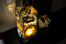 Natural Agate Desk Lamp Handmade in Brazil - Small (12x5x5")
