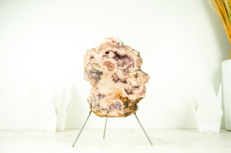 Small Pink Amethyst Geode Slab