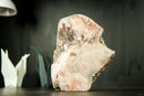 Small Pink Amethyst Geode with Natural Sparkly Pink Amethyst Druzy, Self Standing - 2.5 Kg - 5.4 lb