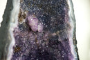 Natürliche Amethyst-Geode mit blauer Galaxie-Amethyst- und Spitzenachat-Matrix