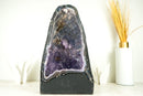 Natürliche Amethyst-Geode mit blauer Galaxie-Amethyst- und Spitzenachat-Matrix