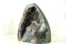 Small Natural Purple Amethyst Geode, Rare Amethyst with Rare Druzy Formation